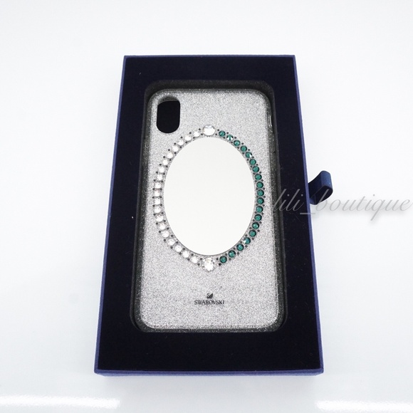 NIB Swarovski 5494431 Black Baroque Smartphone Case Cover iPhone X/XS Gray Multi - Picture 1 of 9